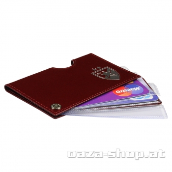 Preview: Kožna futrola za 10 kartice CZ "LEPEZA" model 2